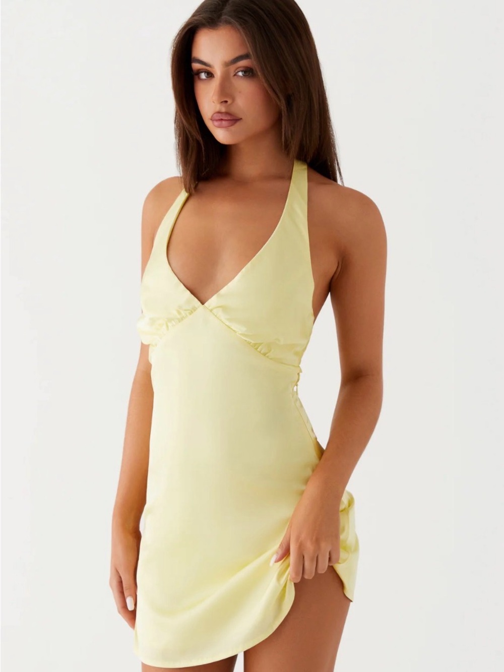 PepperMayo Heavy Hearted Mini Dress in Yellow, size US 4 - Picture 1 of 8